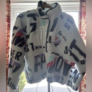 NWOT Free People Hit The Slopes Stand Out Never Still Fleece S